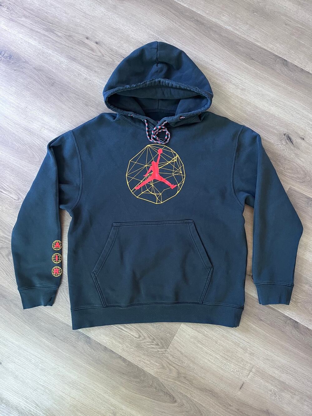 Jordan Essentials Mountainside Graphic Hoodie Black Size L